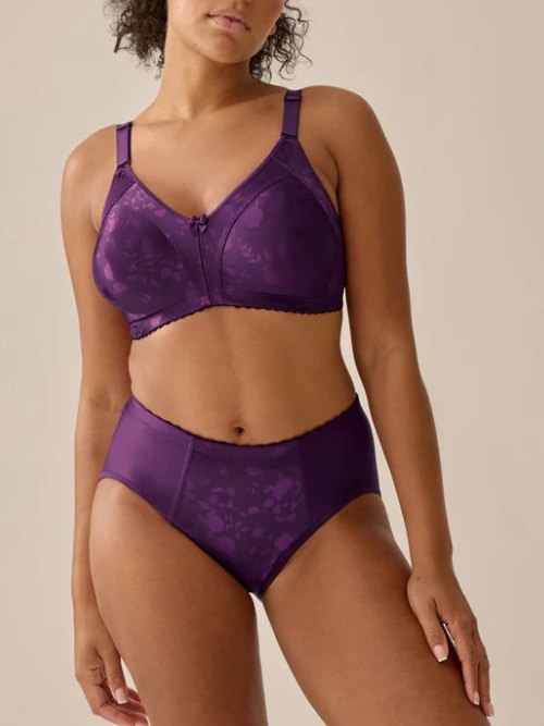 Naturana Minimizer violet soutien-gorge sans armatures en dentelle
