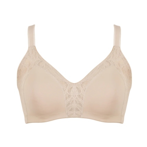 Naturana Minimizer beige soutien-gorge sans armatures en dentelle