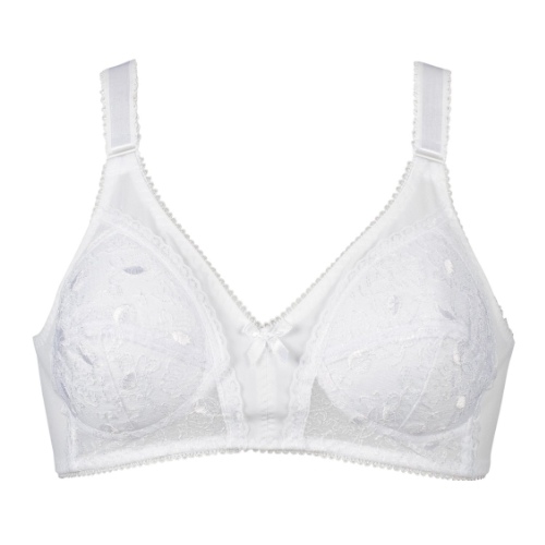 Naturana Heritage blanc soutien-gorge sans armatures en dentelle
