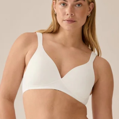 Naturana Everyday blanc cassé soutien-gorge sans armatures en dentelle