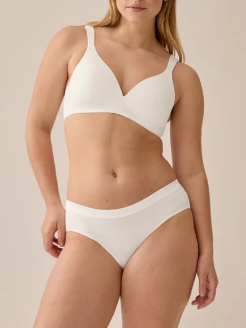 Naturana Everyday blanc cassé soutien-gorge sans armatures en dentelle