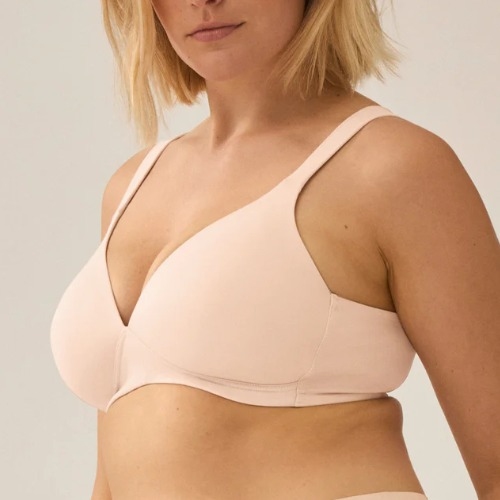 Naturana Everyday beige soutien-gorge sans armatures en dentelle