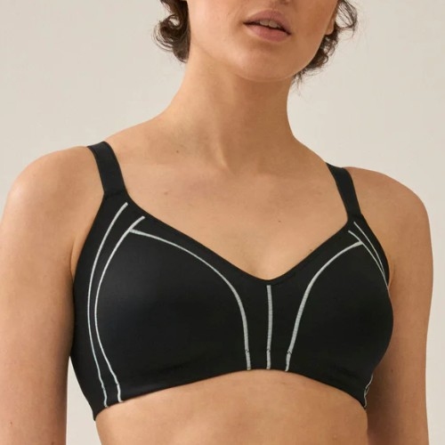 Naturana Minimizer noir soutien-gorge sans armatures en dentelle