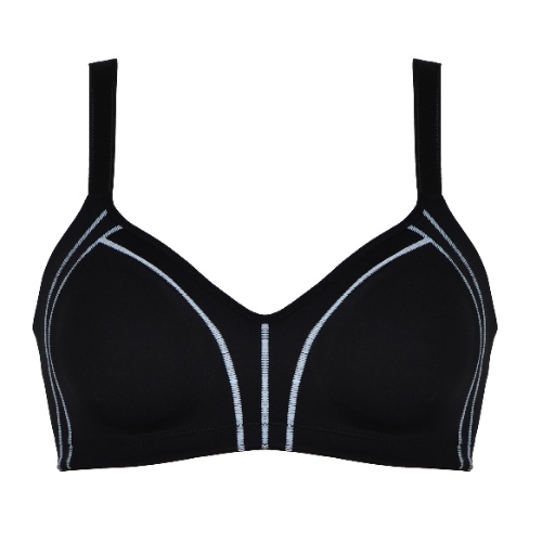 Naturana Minimizer noir soutien-gorge sans armatures en dentelle