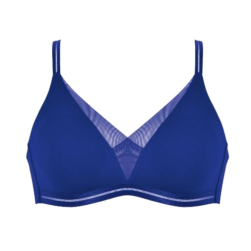 Naturana Everyday bleu soutien-gorge sans armatures en dentelle
