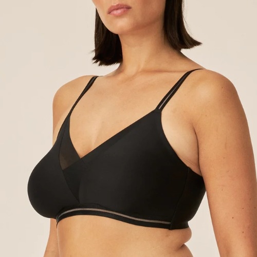 Naturana Everyday noir soutien-gorge sans armatures en dentelle