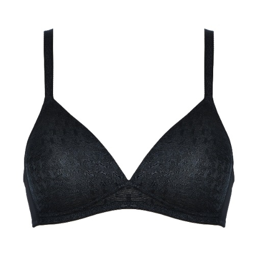 Naturana Value noir soutien-gorge sans armatures en dentelle