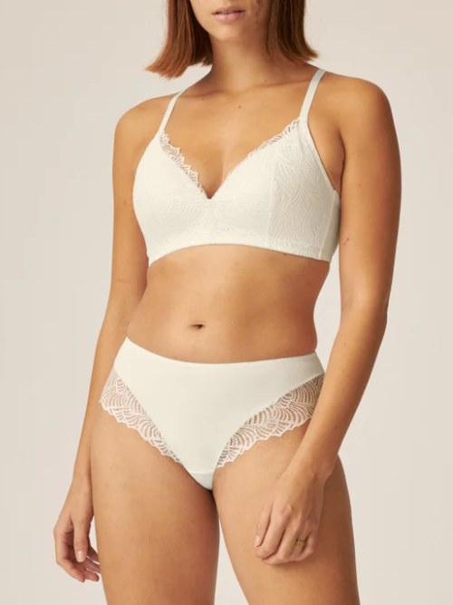 Naturana Everyday blanc cassé soutien-gorge sans armatures en dentelle