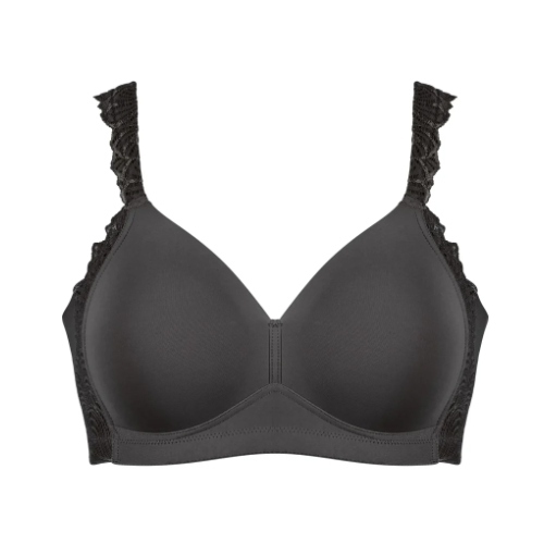 Naturana Side smoother noir soutien-gorge sans armatures en dentelle