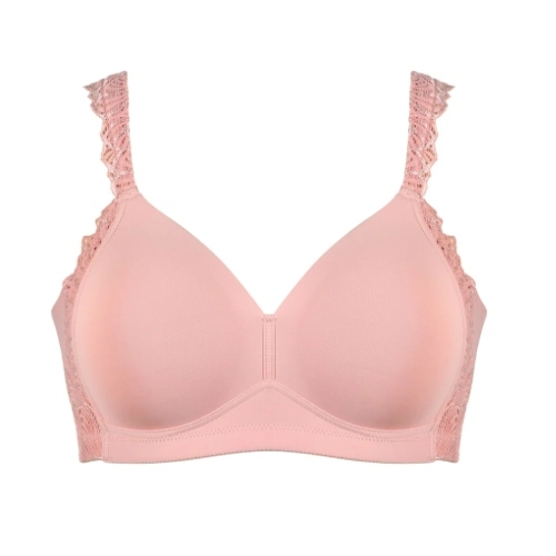 Naturana Side smoother rose soutien-gorge sans armatures en dentelle