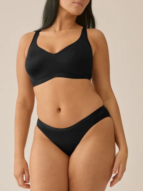 Naturana Minimizer noir soutien-gorge sans armatures en dentelle