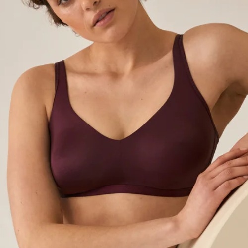 Naturana Minimizer bordeaux soutien-gorge sans armatures en dentelle
