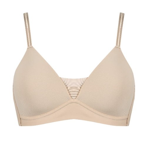 Naturana Everyday beige soutien-gorge sans armatures en dentelle