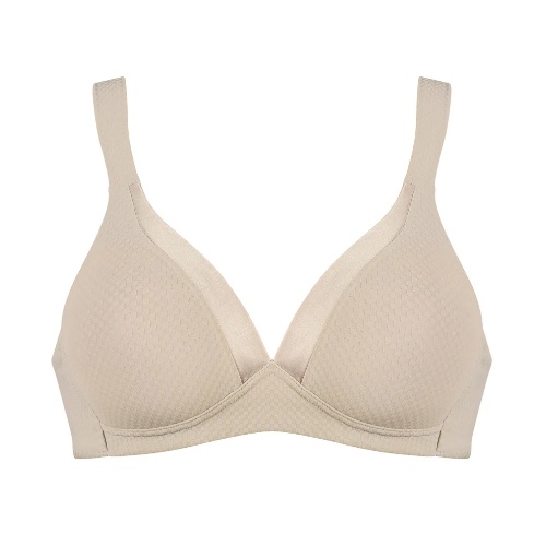 Naturana Everyday beige soutien-gorge sans armatures en dentelle