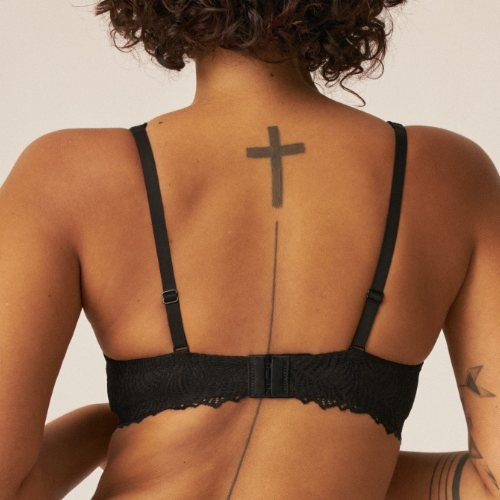 Naturana Everyday noir soutien-gorge sans forme