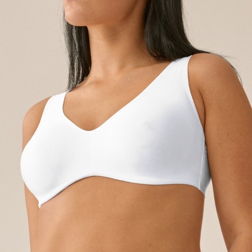 Naturana Everyday blanc soutien-gorge sans armatures en dentelle