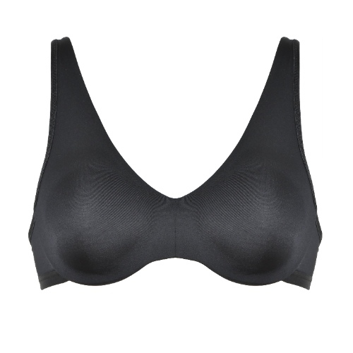 Naturana Everyday noir soutien-gorge sans armatures en dentelle
