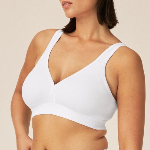 Naturana Heritage blanc soutien-gorge sans armatures en dentelle