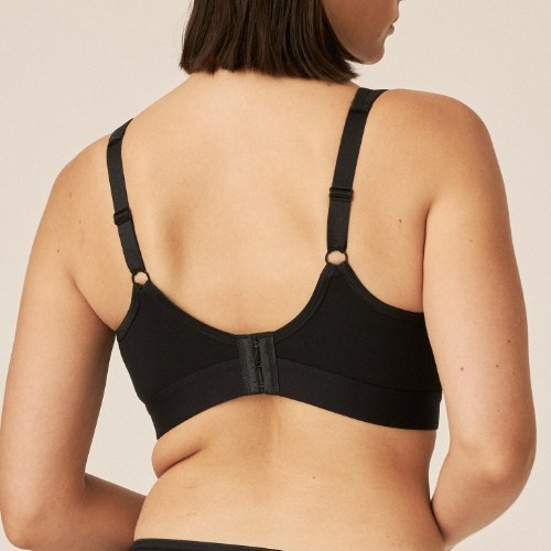 Naturana Heritage noir soutien-gorge sans armatures en dentelle