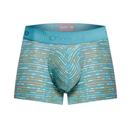 Mundo Unico Pespunte turquoise sport trunk