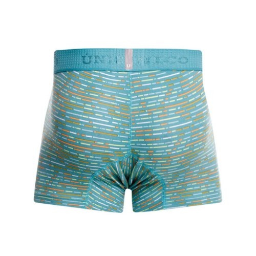 Mundo Unico Pespunte turquoise sport trunk