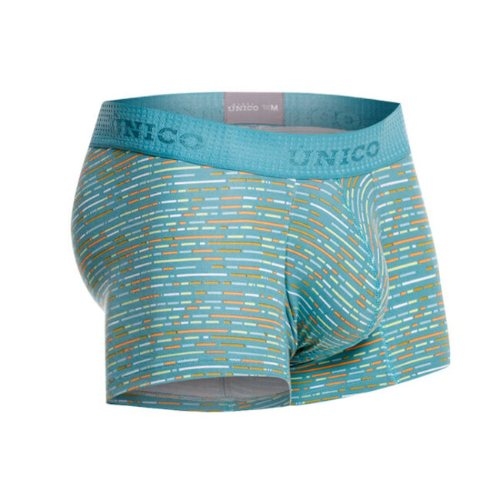 Mundo Unico Pespunte turquoise sport trunk