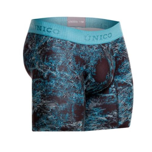 Mundo Unico Olas turquoise sport trunk