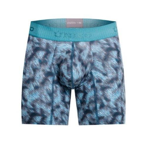 Mundo Unico Sesgado turquoise sport trunk