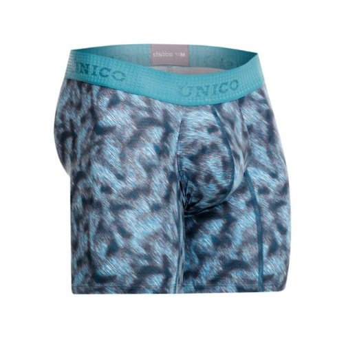 Mundo Unico Sesgado turquoise sport trunk