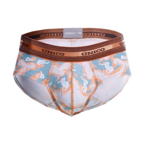 Mundo Unico Vitela print slip pour hommes