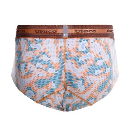 Mundo Unico Vitela print slip pour hommes