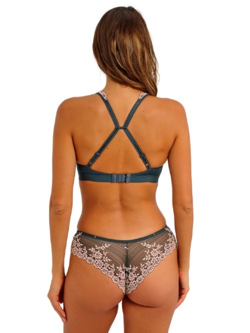 Wacoal Lingerie Embrace Lace gris/rose soutien-gorge sans armatures en dentelle
