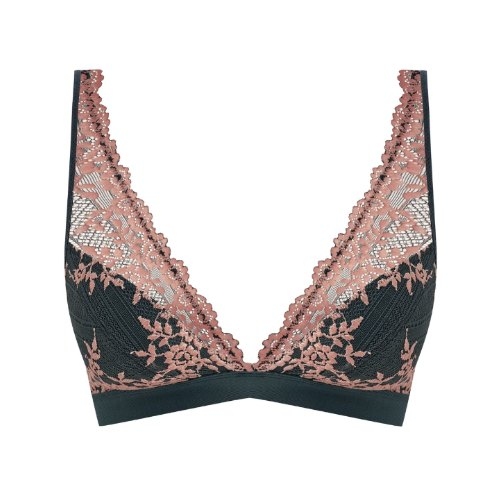 Wacoal Lingerie Embrace Lace gris/rose soutien-gorge sans armatures en dentelle