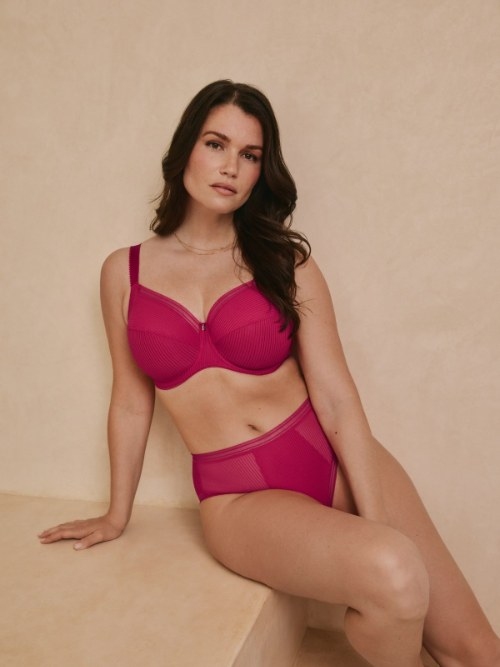 Fantasy Lingerie Fusion Lace rose soutien-gorge sans forme