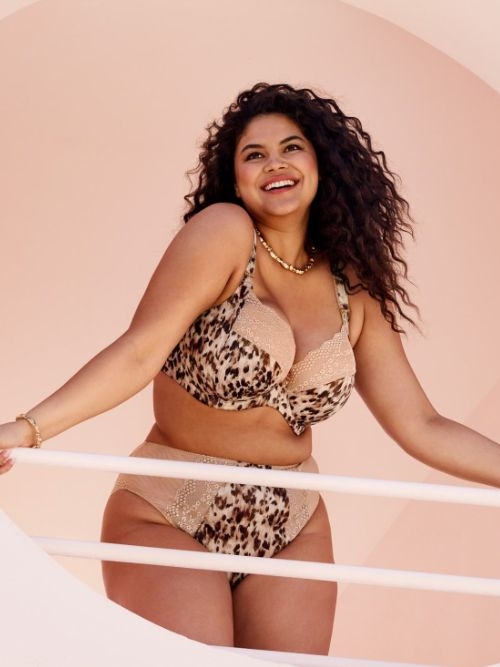 Elomi Lucie animal print soutien-gorge sans forme
