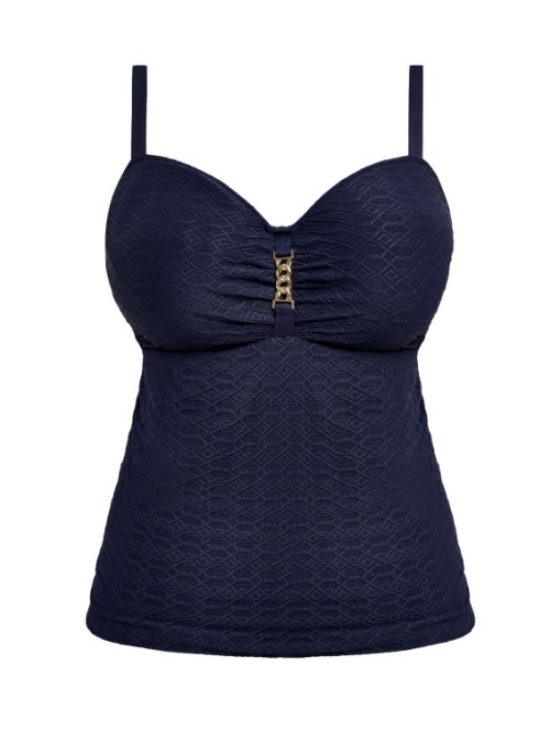 Fantasy Swim Azores midnight tankini top