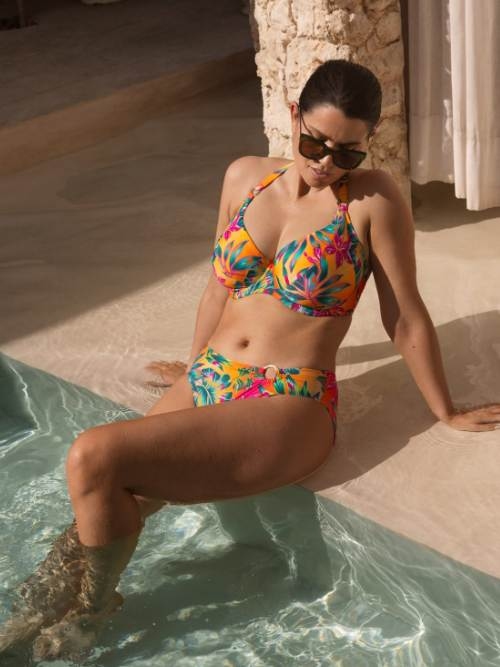 Fantasy Swim Sunset Reef orange haut de bikini préformé