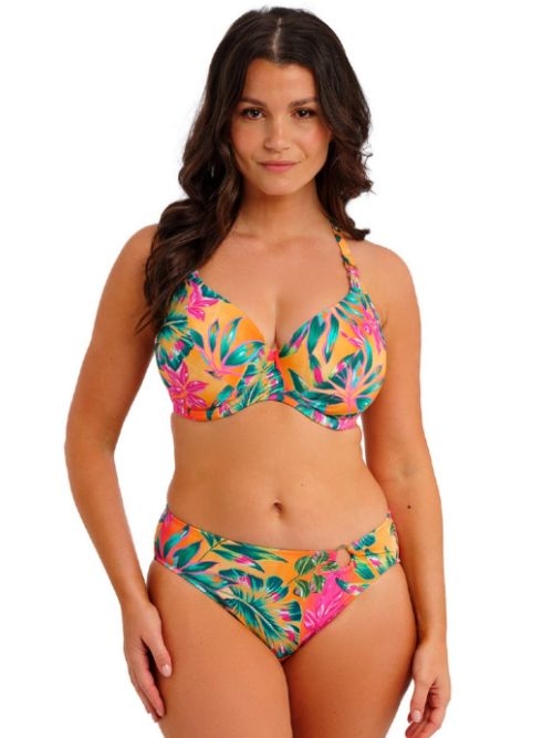 Fantasy Swim Sunset Reef orange slip de bikini