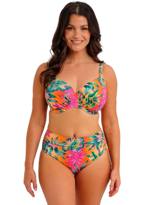 Fantasy Swim Sunset Reef orange slip de bikini