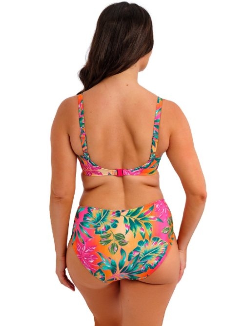Fantasy Swim Sunset Reef orange slip de bikini