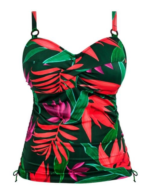 Fantasy Swim Pichola vert tankini top