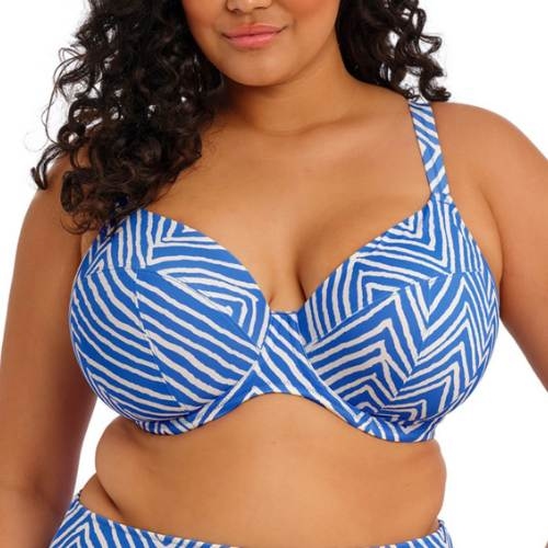 Elomi Swim Fiji Falls bleu/blanc soutien-gorge bikini corbeille
