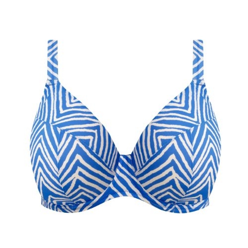 Elomi Swim Fiji Falls bleu/blanc soutien-gorge bikini corbeille
