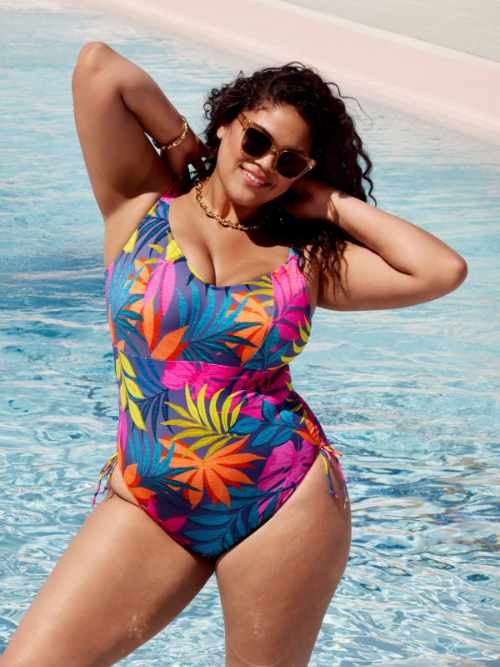 Elomi Swim Porto Rafti bleu maillot de bain