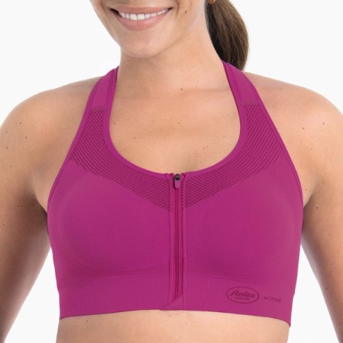 Anita Active Easy Move ZIP candy pink soutien-gorge de sport