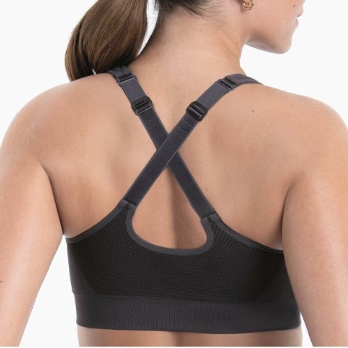 Anita Active Easy Move ZIP noir soutien-gorge de sport