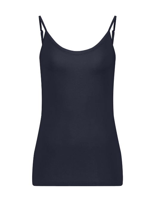 RJ Bodywear Allure bleu marine top spaghetti