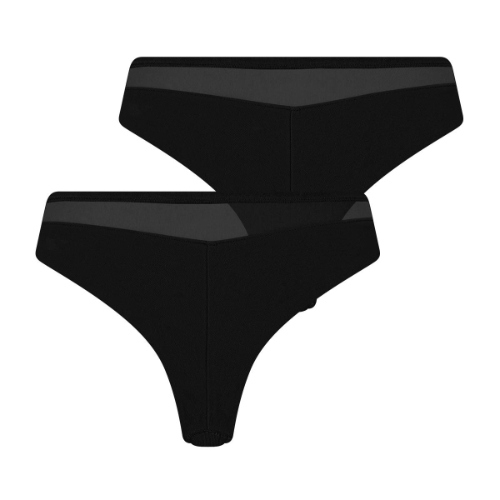 RJ Bodywear Allure noir culotte string