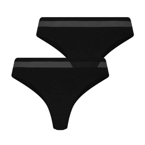 RJ Bodywear Allure noir culotte string
