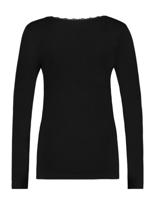 RJ Bodywear Thermo Pro noir thermo t-shirt pour femmes